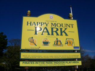 Happy Mount Park in Morecambe - home to Crazy Golf and Putting Courses, but the Miniature Golf is no longer there