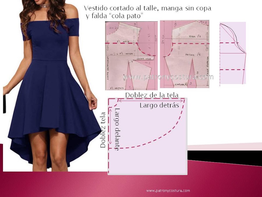 www.patronycsotura.com/Vestido-cortado-al-talle,-manga-sin-copa.Tema 215.html