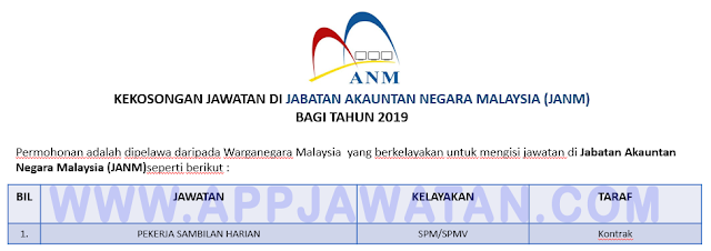Jabatan Akauntan Negara Malaysia (JANM)