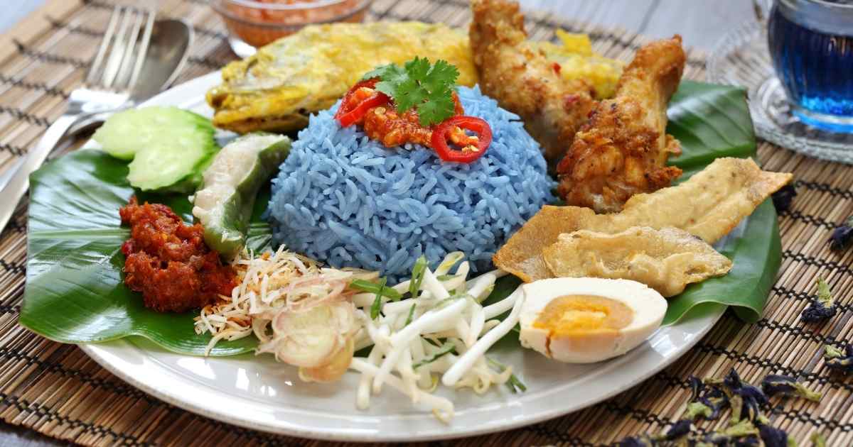 Resepi Nasi Kerabu Kelantan Bunga Telang Simple Sedap  Bukit Besi Blog