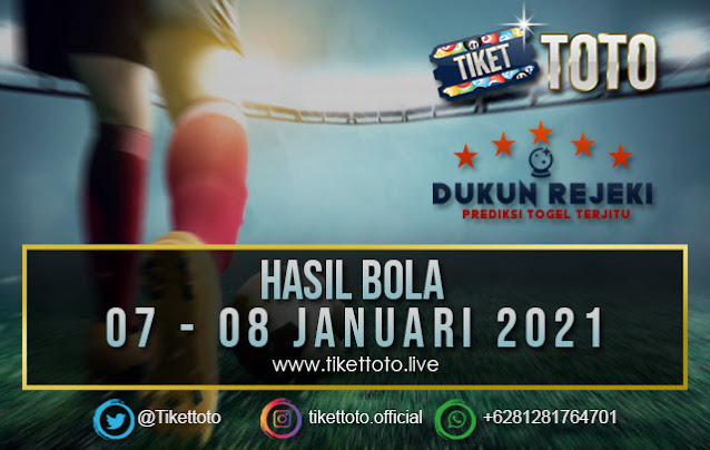 HASIL PERTANDINGAN BOLA 07 – 08 JANUARI 2021