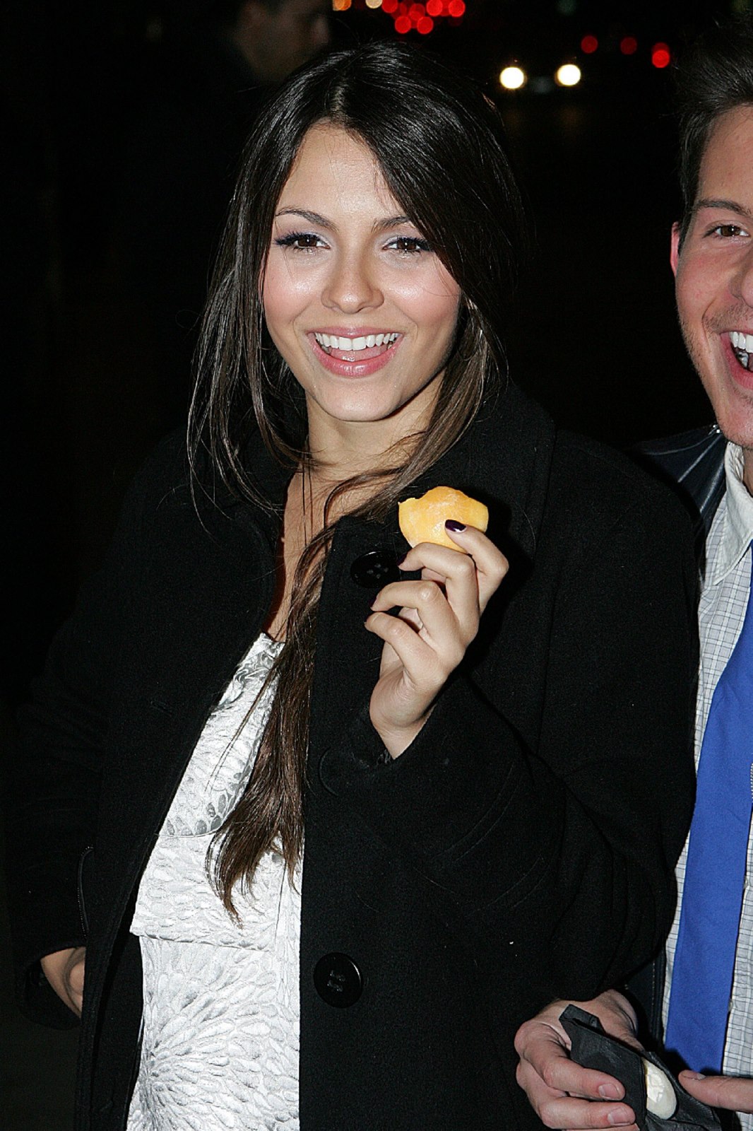 Victoria Justice // Outside the HFPA InStyle Miss Golden Globe Party at