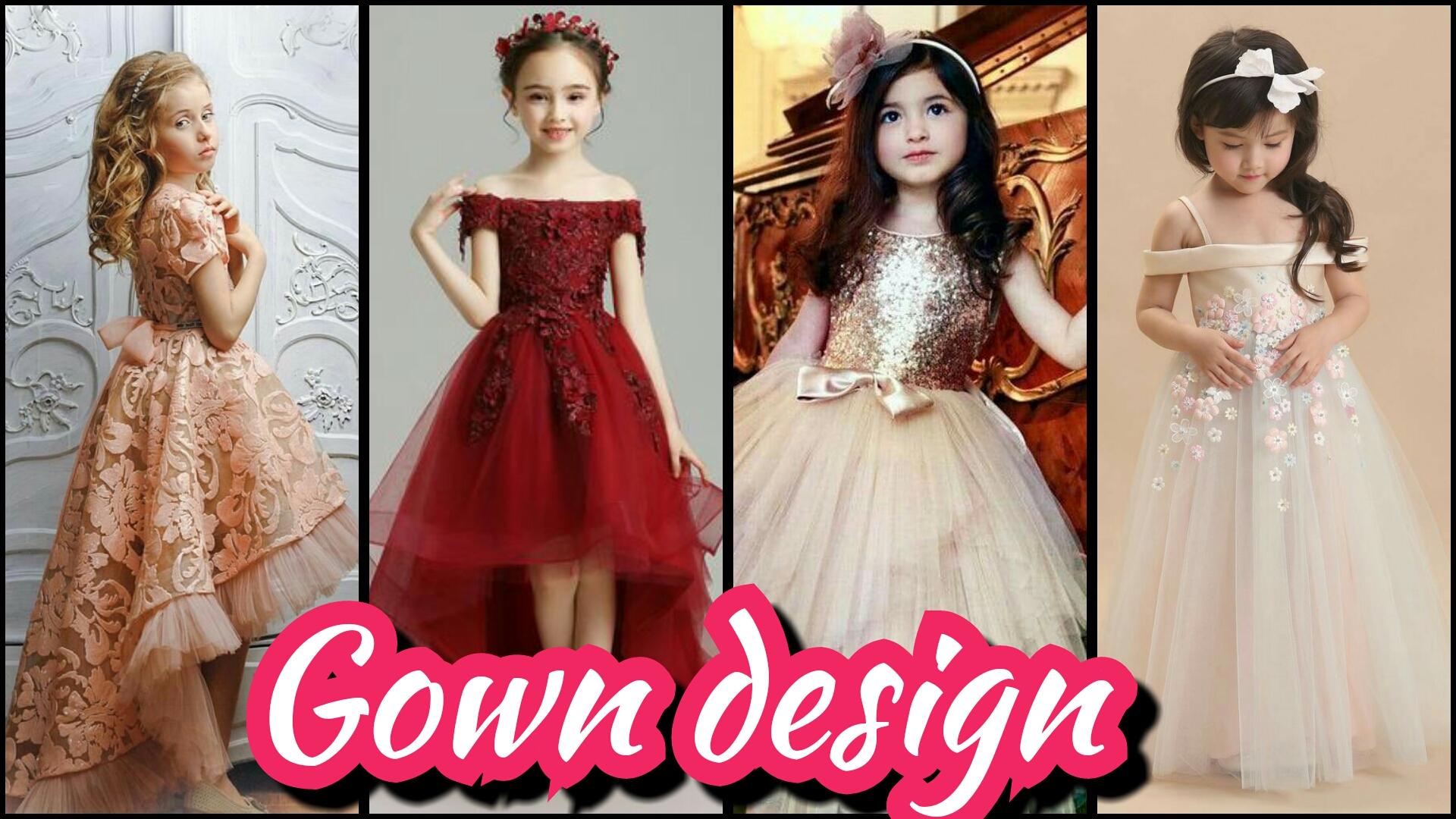 new girl gown design