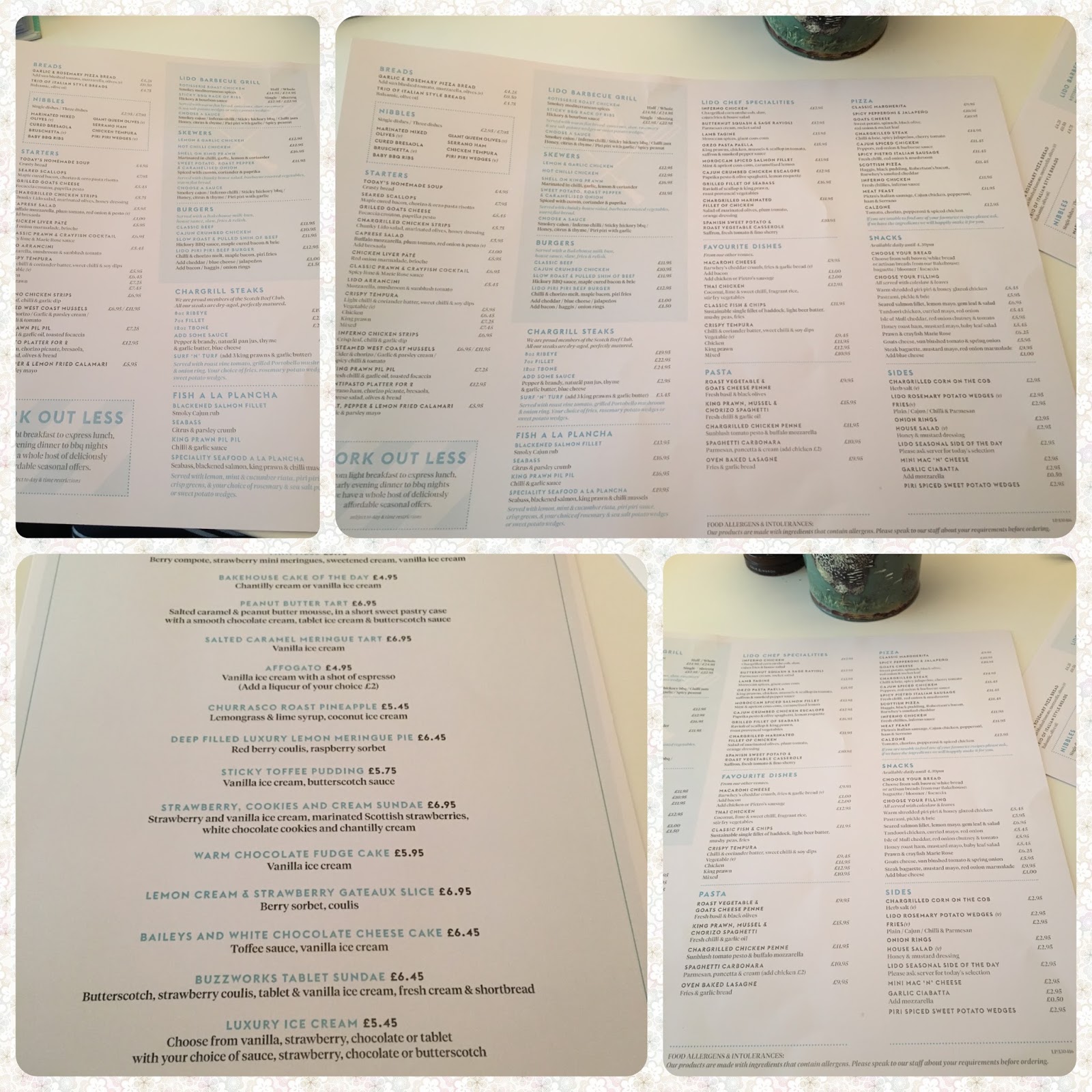 EmmaEats Dinner at Lido, Troon, Ayrshire Buzzworks Restaurant