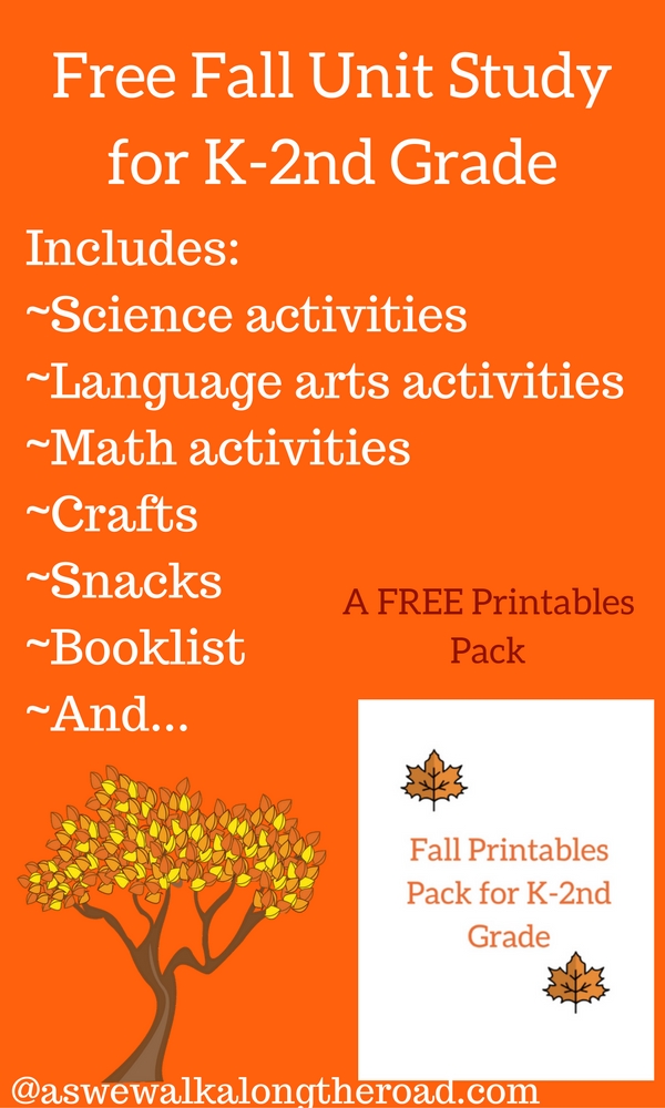 Fall unit study with free printables Fall unit study with free printables
