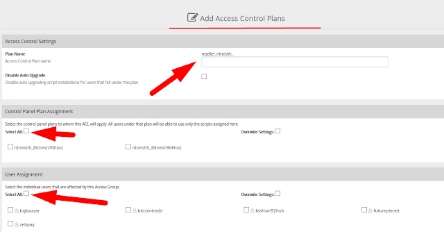 How to create a Softaculous plan via WHM reseller to limit features| cheap linux hosting