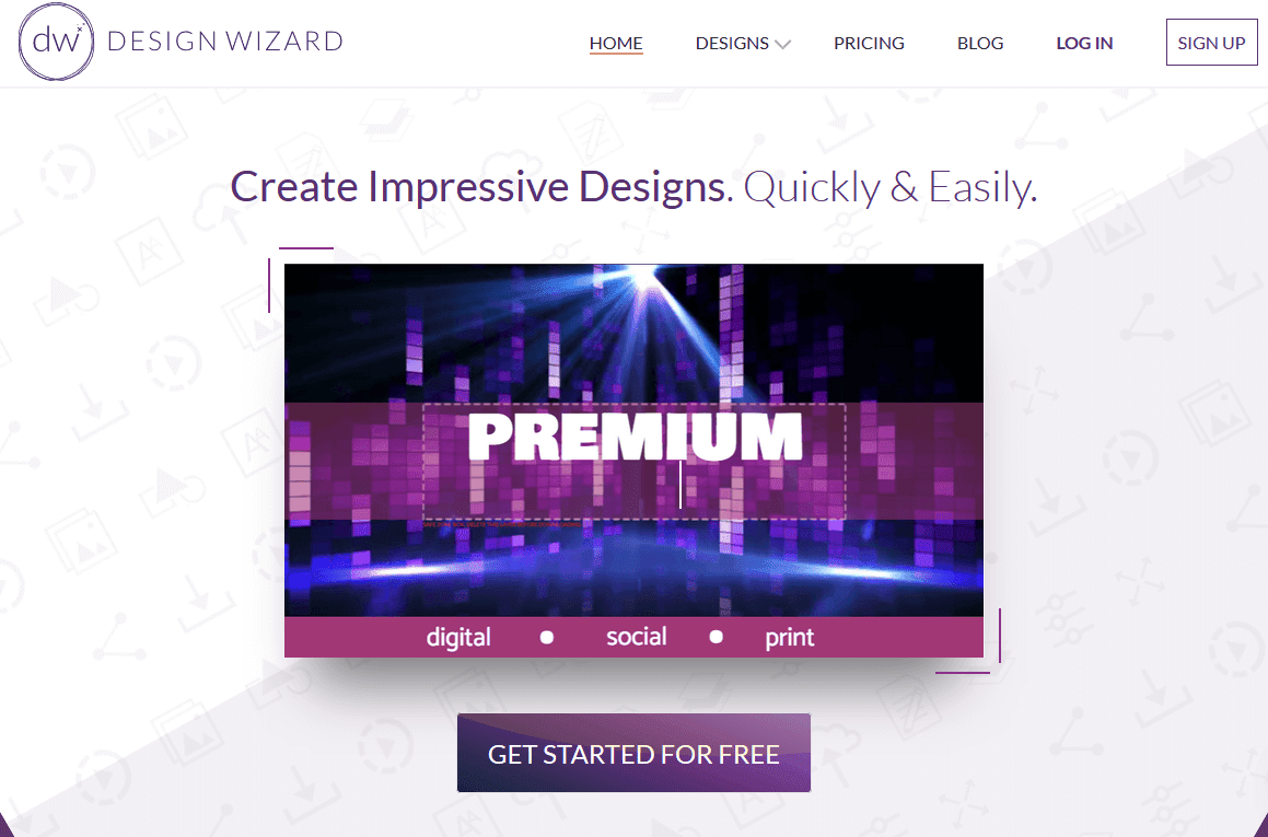 Imagens Cristãs: Design Wizard - ferramenta de design gráfico online