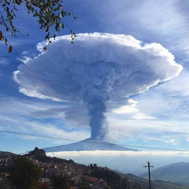 Mount Etna Volcano Eruption December 2015