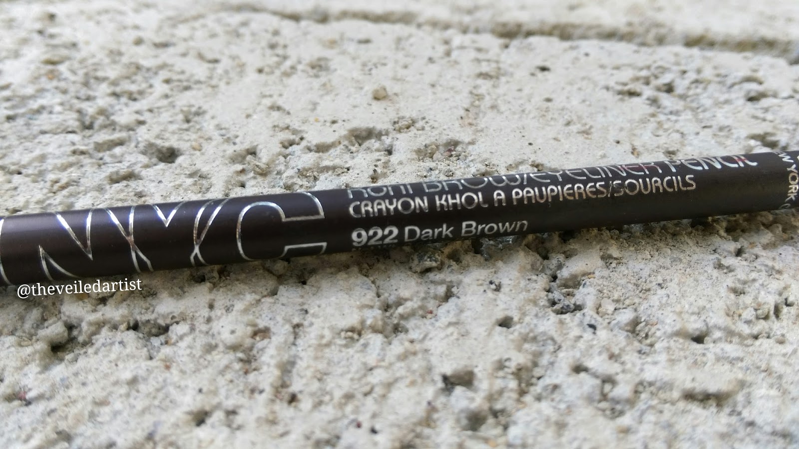 NYC Kohl Brow / Eyeliner Pencil Review and Swatches The Veiled Artist