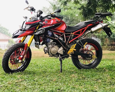 Modifikasi Adventure Motor Vixion