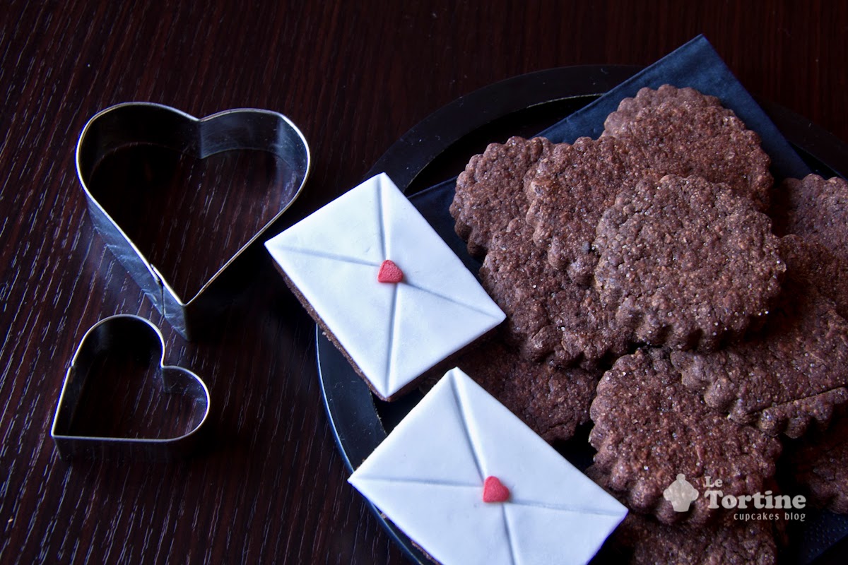 san valentino: biscotti lettera d'amore