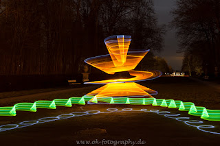 Lightpainting Light Art Performance Photography Schloss Nordkirchen Nikon
