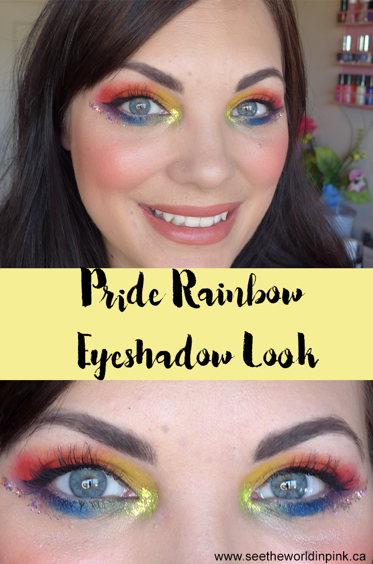 Pride Rainbow Eyeshadow Look - August Shop My Stash 