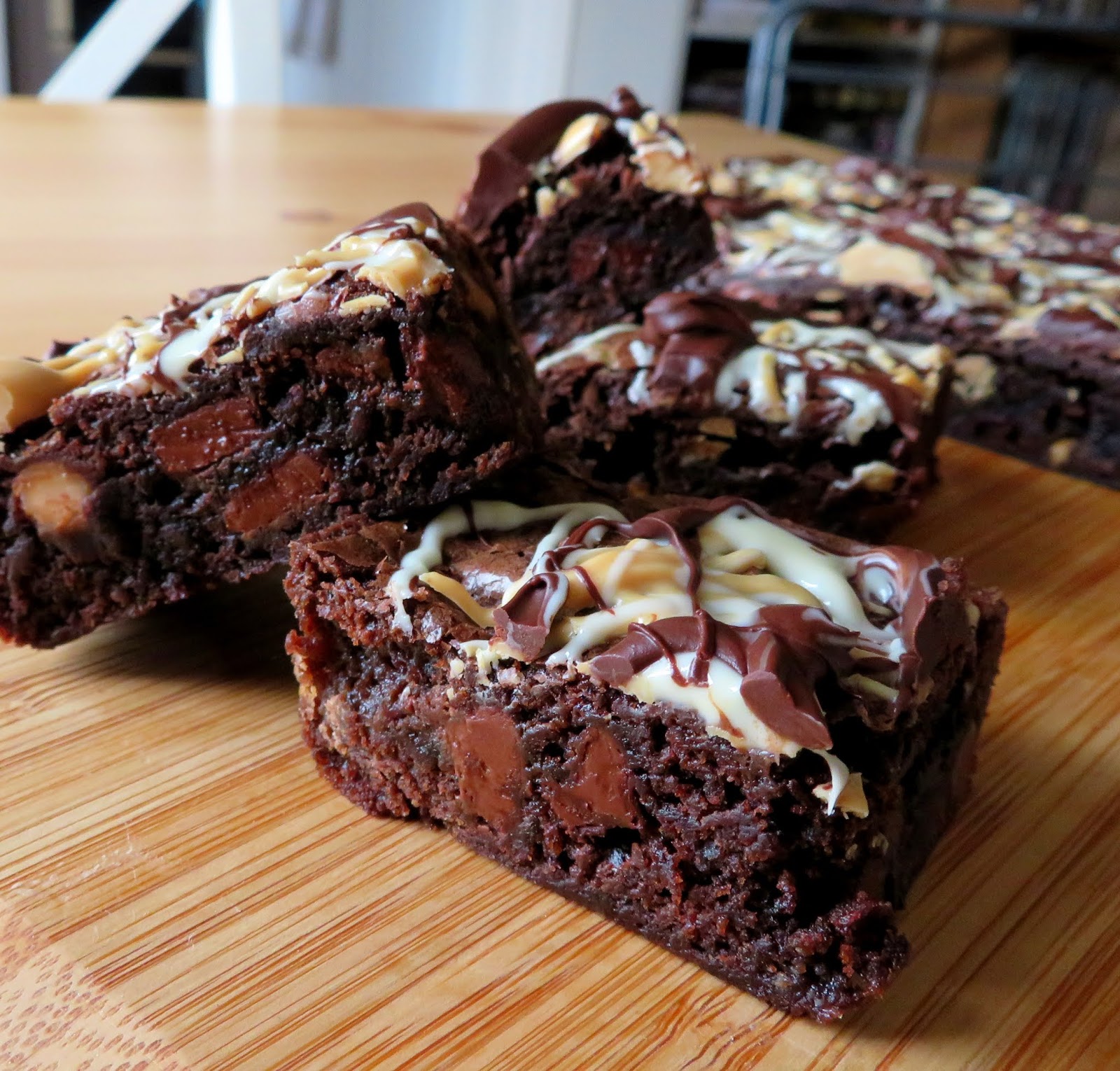 Triple Chocolate Fudge Brownies The English Kitchen