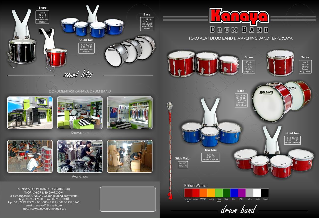 BROSUR ALAT DRUM BAND & MARCHING BAND