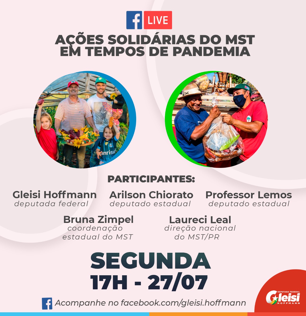 Olho Aberto Paraná: Hoje tem live das ações solidárias do MST a partir
