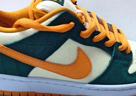 sb dunks green yellow