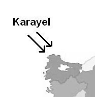 Türkiye de karayel rüzgarının ne taraftan estiğini gösteren çizim