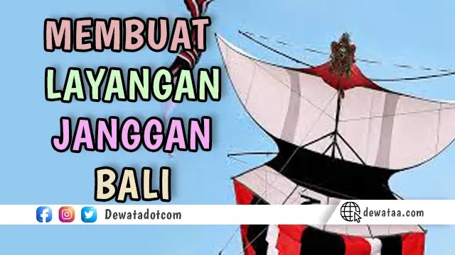 Rangka Layangan Janggan Khas Bali