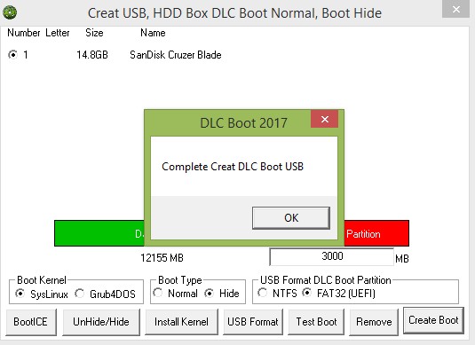 Complete Creat DLC Boot USB Complete Creat DLC Boot USB