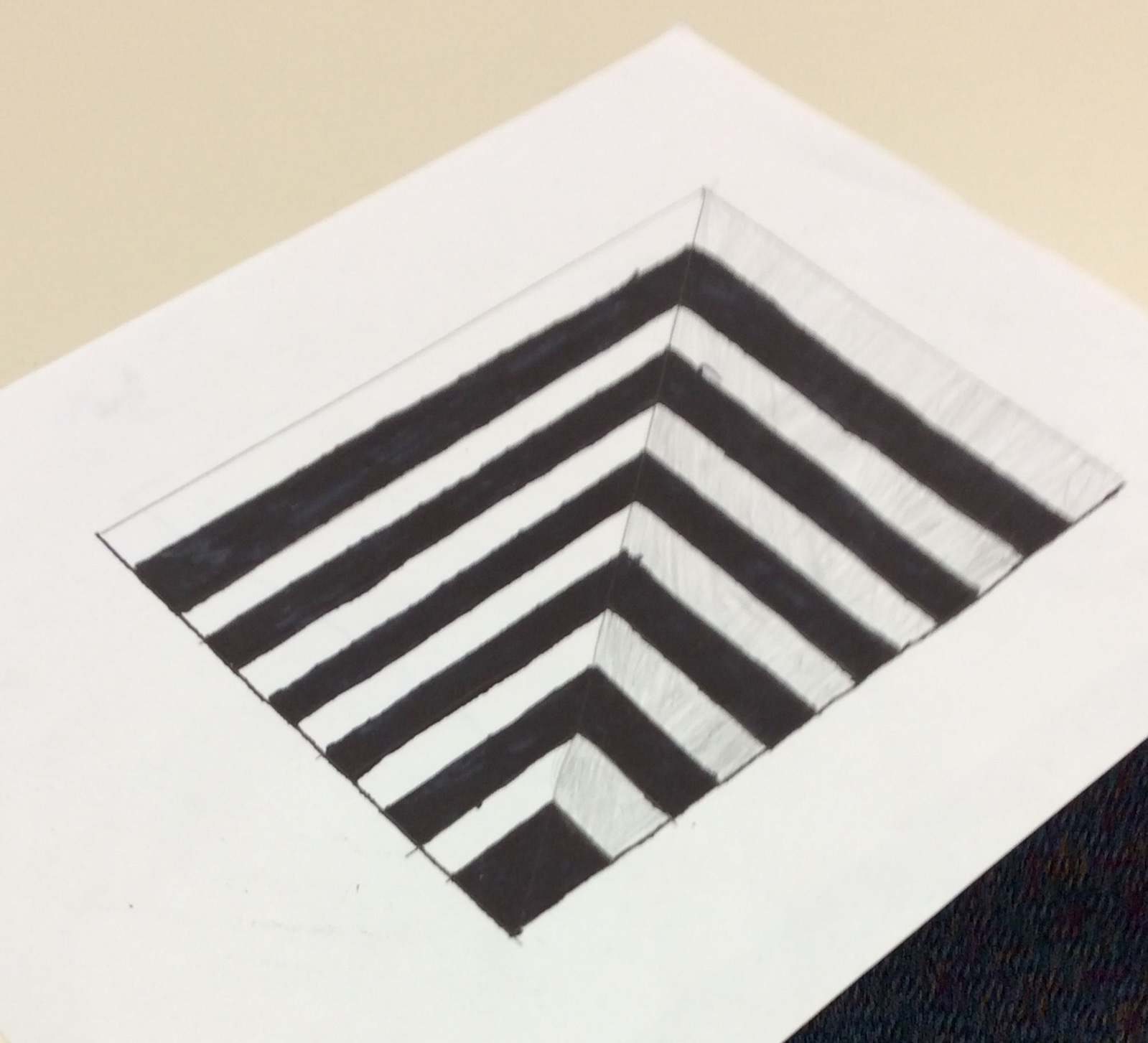 Optical Illusions Drawings Template Business - Riset