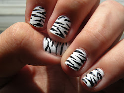 nail print zebra designs step nails animal leopard cute laura easy trends toothpick fingernail mani couldn resist absolutely done because