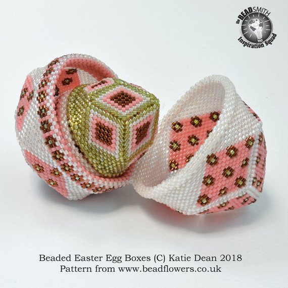 Amazing Beaded Box Design Tutorials by Bead Flowers / The Beading Gem