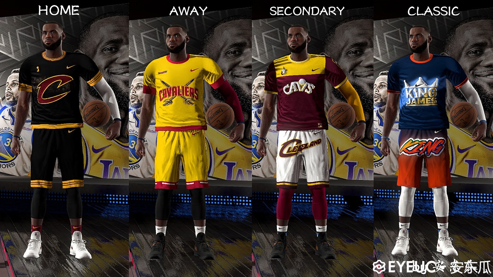 cleveland cavaliers sleeved jersey