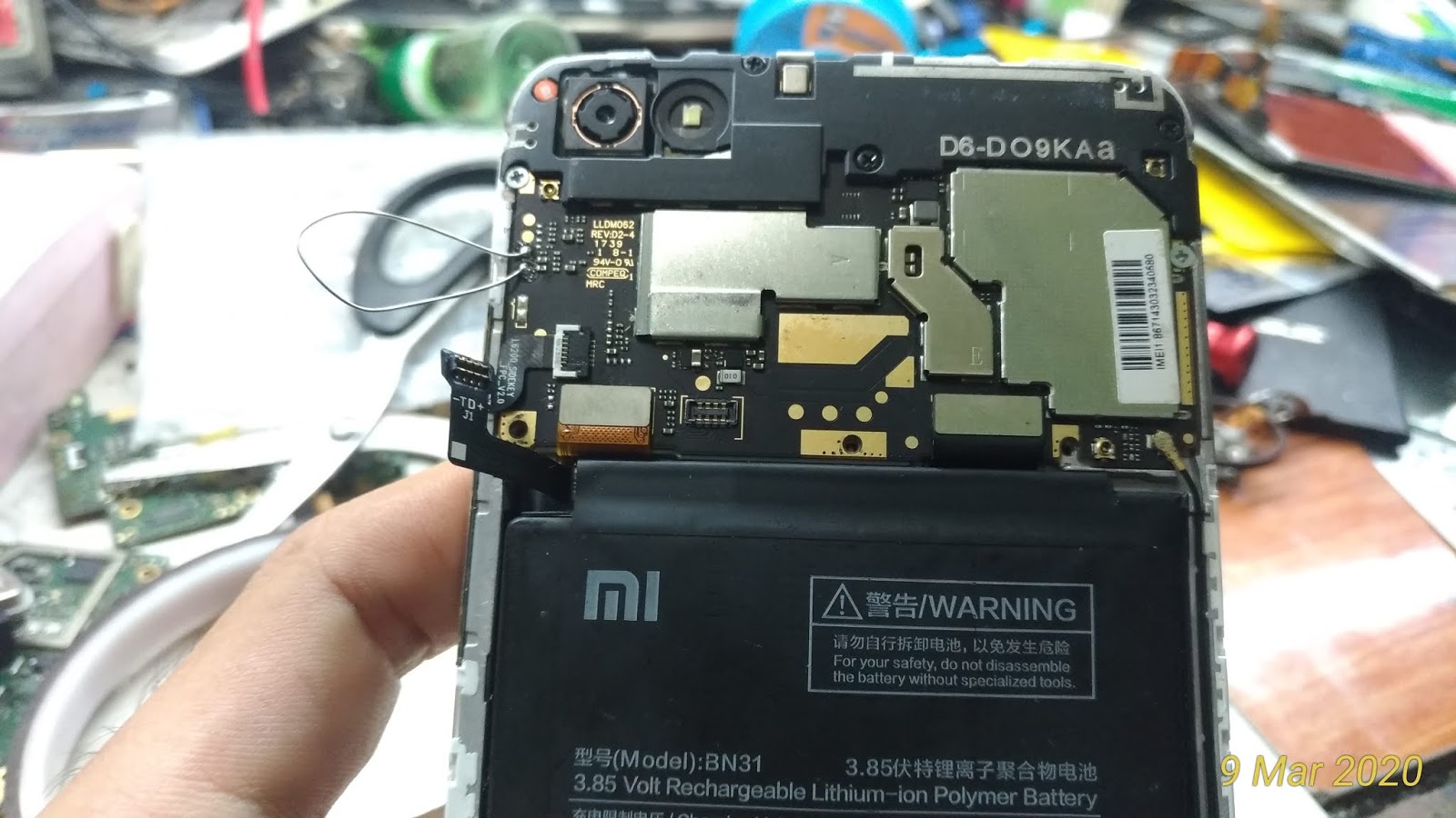 DARMAWAN CELL TEST POINT EDL MODE 9008 REDMI NOTE 5A Ugglite