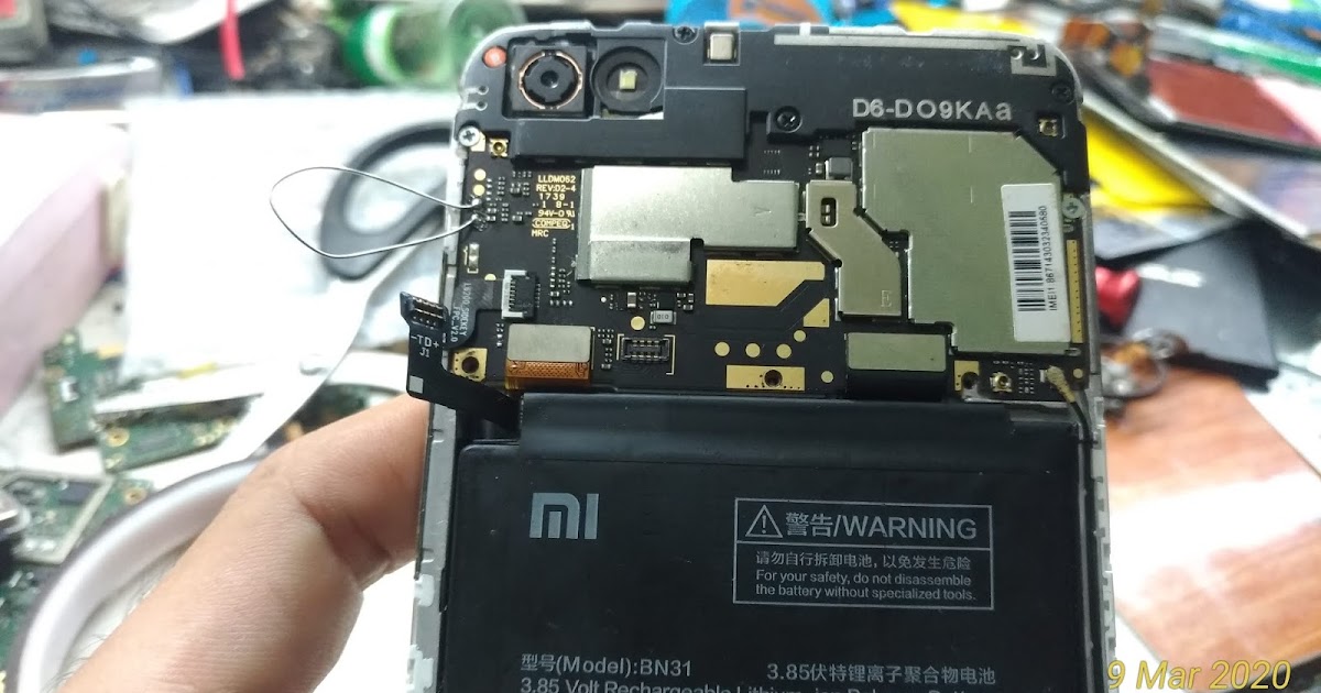 DARMAWAN CELL TEST POINT EDL MODE 9008 REDMI NOTE 5A Ugglite