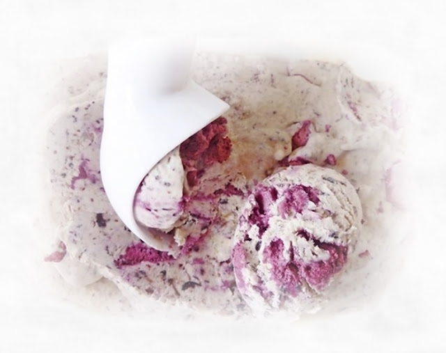 blueberry ice cream