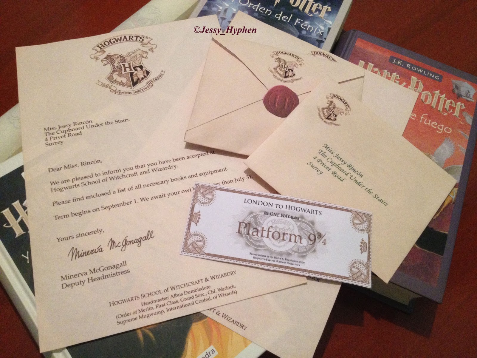 ¡Obtén tu carta de Hogwarts!