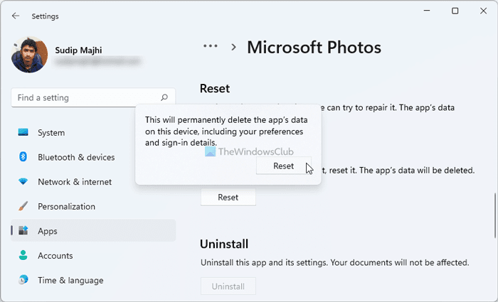 写真アプリのエラーをここに表示するものは何もありません