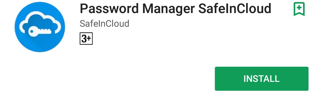 Password manager safeincloud