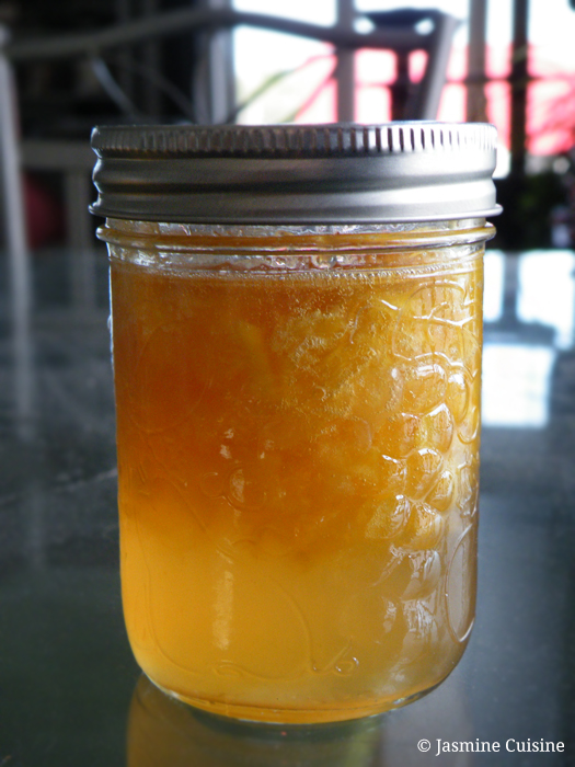 Confiture de pêche et lavande Jasmine Cuisine