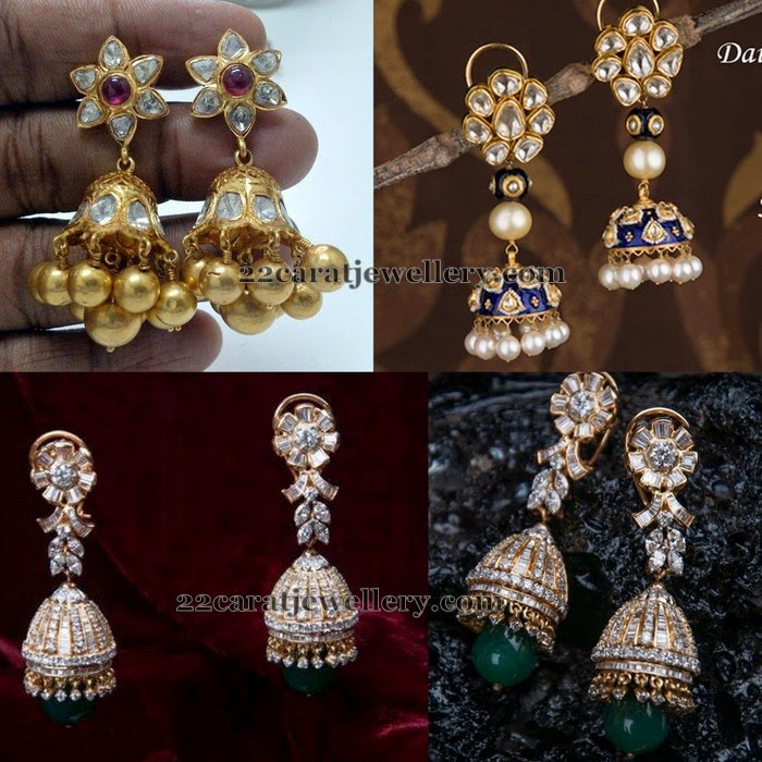 Jhumkas from Vasundhara Fine Jewelry