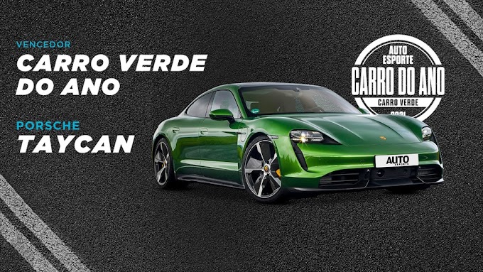 CARRO VERDE DO ANO AUTOESPORTE 2021 - PORSCHE TAYCAN