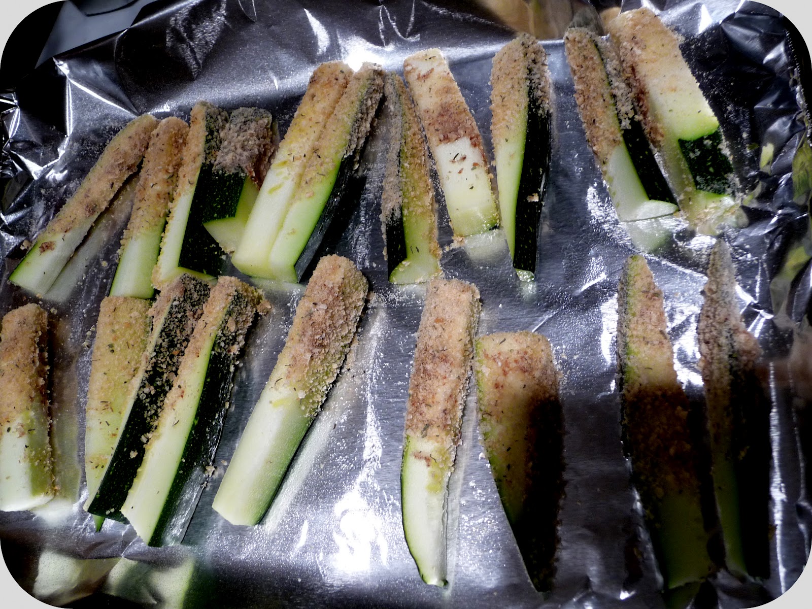 Wild Veg "Breaded" Zucchini Sticks (GlutenFree Vegan)