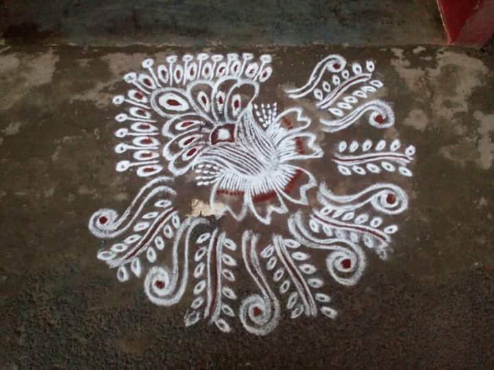 TELUGU WEB WORLD BEAUTIFUL JASMINE FLOWER RANGOLI