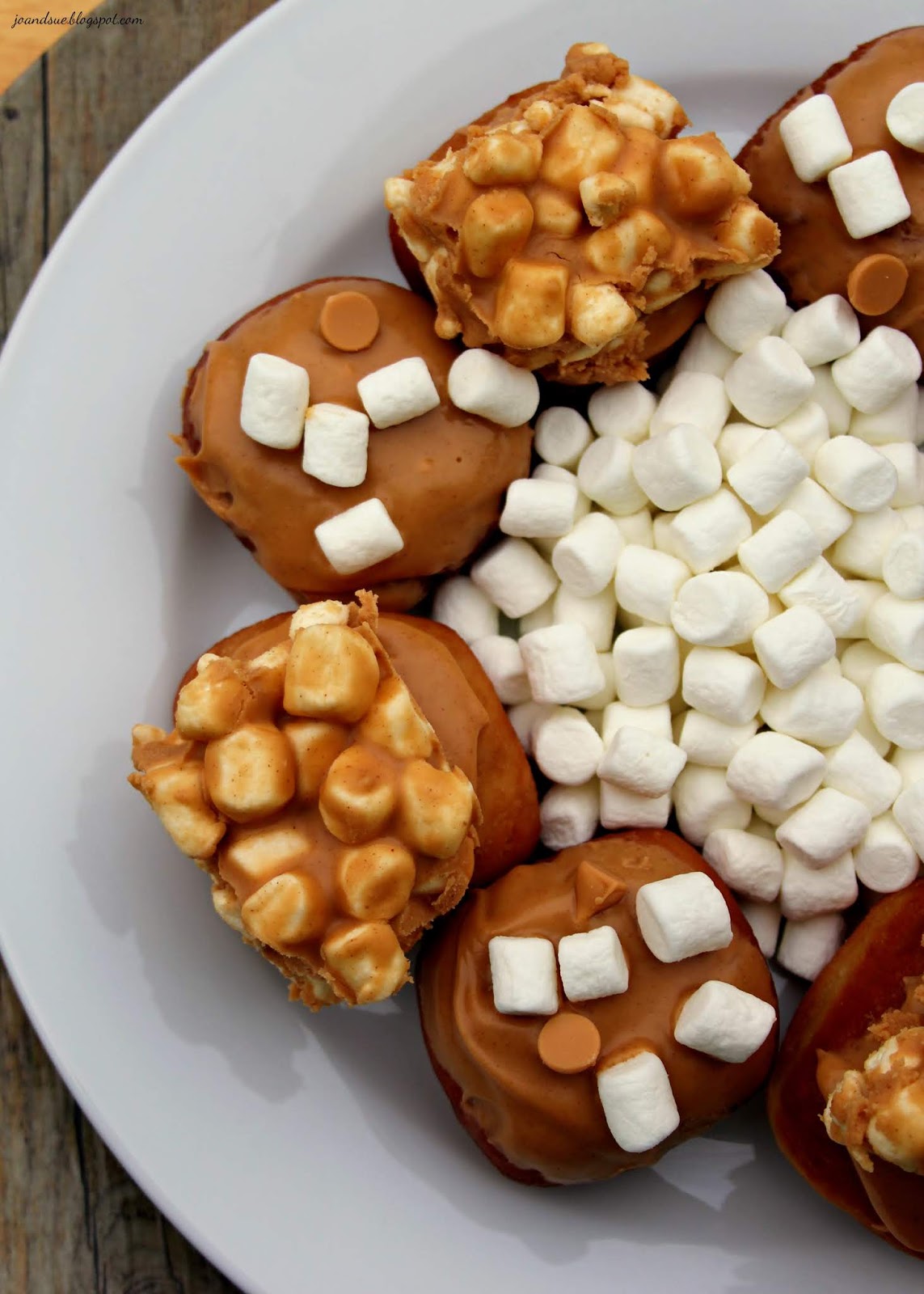 Jo and Sue Peanut Butter Butterscotch Donuts