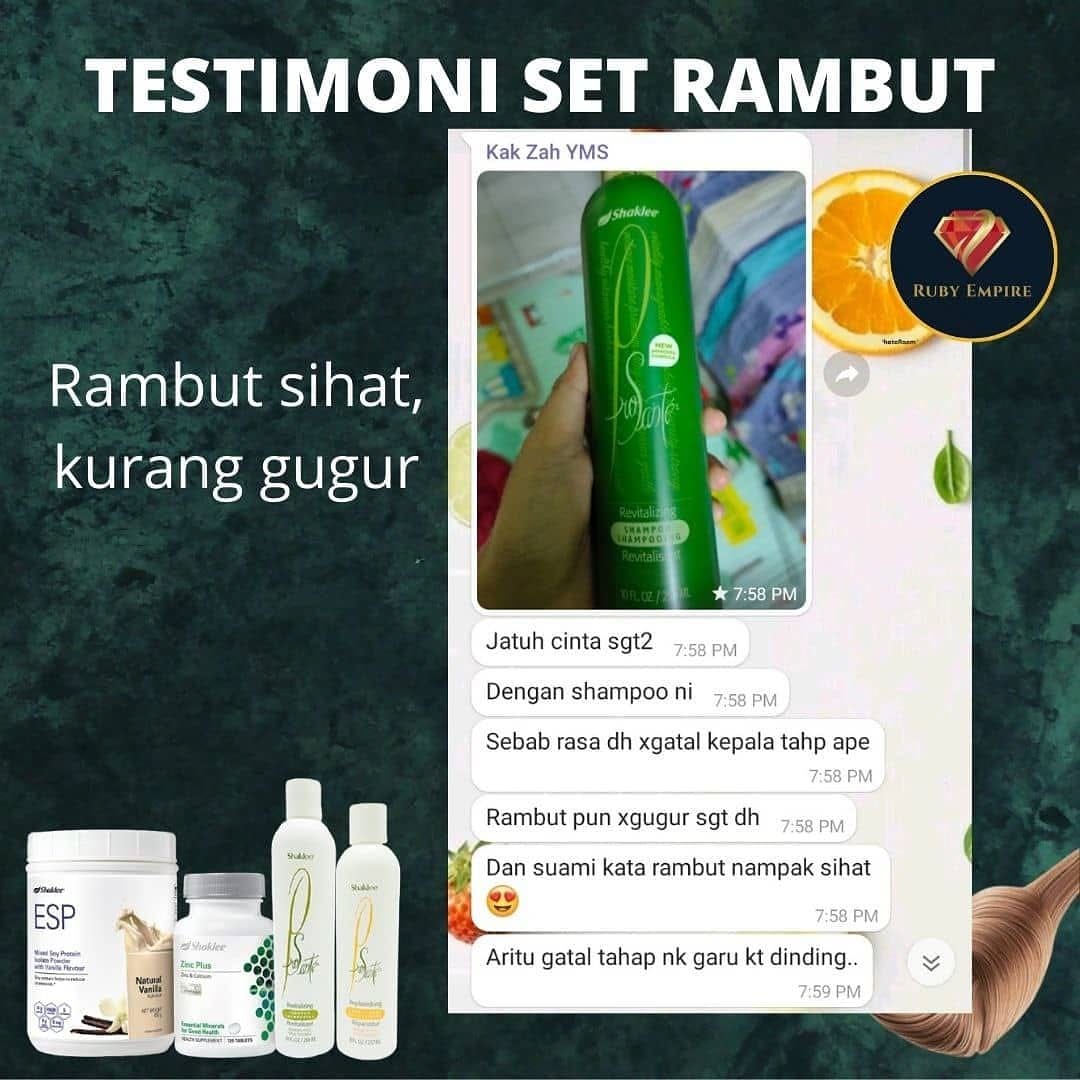 Shampoo shaklee