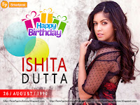 tanushree dutta younger sister ishita dutta b-day wishes pic in sexy black net dress