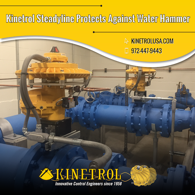 Steadyline Actuators Mitigate Water Hammer Damage from Pump