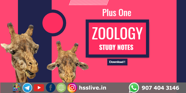 Higher Secondary Plus One Zoology Study Notes (All Chapter) | HSSLiVE.IN