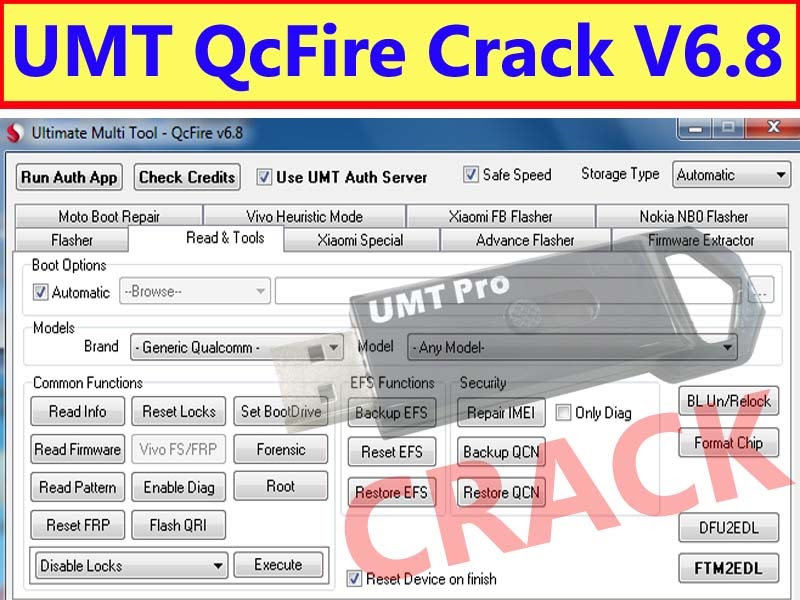 Ultimate multi tool qcfire. Umt tool.