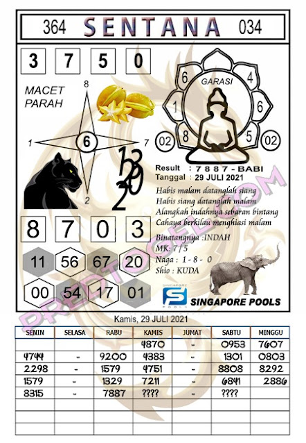 Prediksi Syair Singapura 29 Juli 2021 Pastitop Xyz