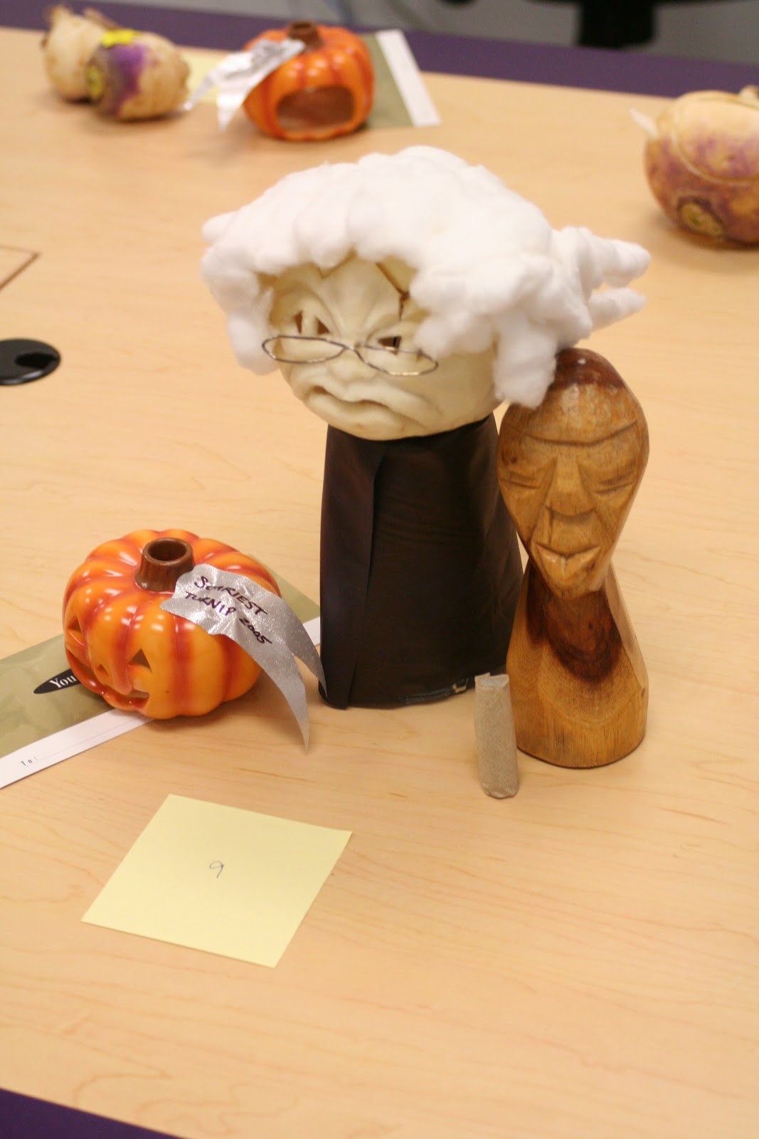 The Mr. Hunter Wall A Halloween Tradition Turnip Carving