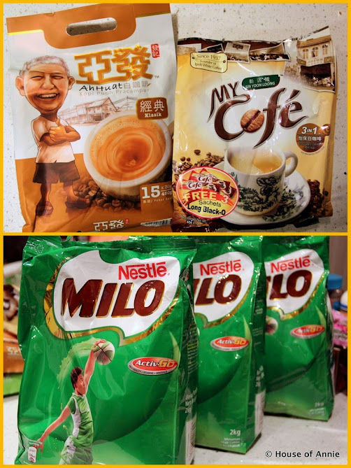 Coffee Sachets and Milo Powder