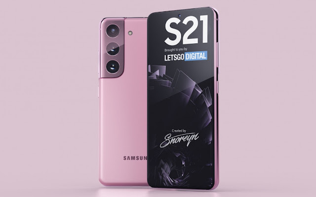 سيكون Samsung Galaxy S21 + متاحًا في Phantom Black و Phantom Silver و Phantom Violet.   هاتف Samsung Galaxy S21  سيكون لدى Galaxy S21 معظم خيارات الألوان الثلاثة مع خيار Phantom Gray و Phantom White و Phantom Violet و Phantom Pink.  ستشارك كاميرات S21 + ولها نفس القيود عندما يتعلق الأمر ببناء الجودة والشاشة - خلفية بلاستيكية ، شاشة مسطحة ، 1080 بكسل ومعدل تحديث ثابت 120 هرتز.