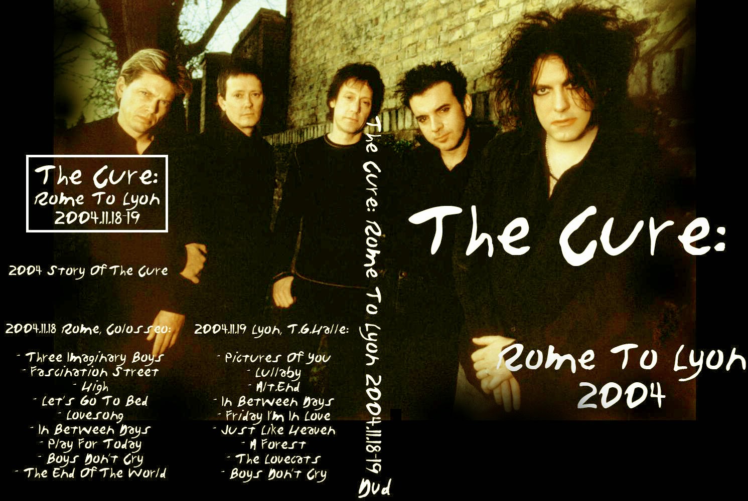 T.U.B.E. The Cure 20041118 Rome, IT (DVDfull proshot)